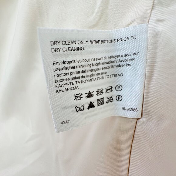 Brooks Brothers Womens 10P Single Breasted Milano Fit Beige BlazerJacket Career - Picture 10 of 13